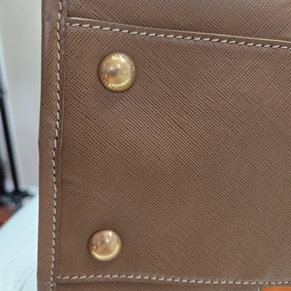 Prada Orange and Tan Women's Bag - Picture 6 of 11